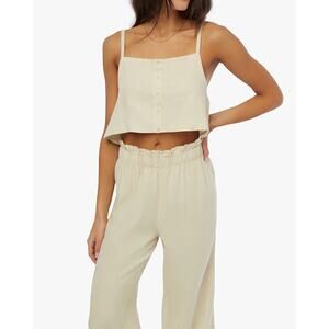 WEWOREWHAT Linen Trapeze Tank